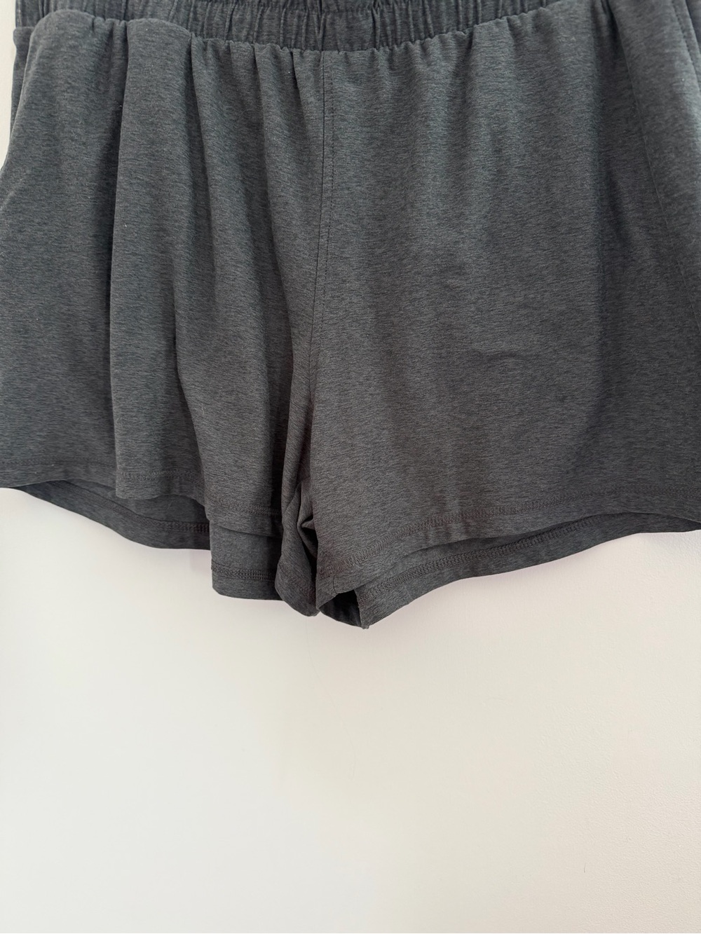 Athletic Works Dark Gray Elastic Waist Athletic Shorts - Picture 5 of 9